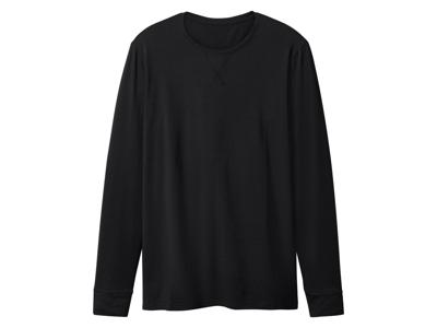 esmara Men Heren thermoshirt (Zwart, S)