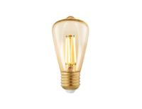 EGLO Ledlamp - ovaal klein - e27 - 260 lm - amber - 2200k - stepdimming - thumbnail