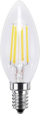 LED kaarslamp 4W 2600K E14 filament Segula dimbaar 55313