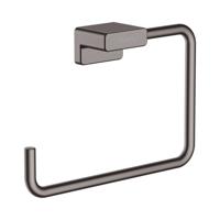 Hansgrohe Handdoekring AddStoris Geborsteld Zwart Chroom - thumbnail