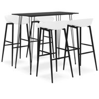 5-delige Barset zwart en wit - thumbnail