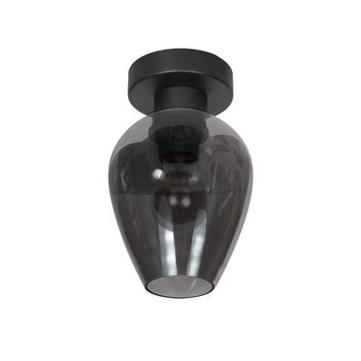 Steinhauer PlafondlampBloeba smoke glas Ø 15cm - 4372ZW
