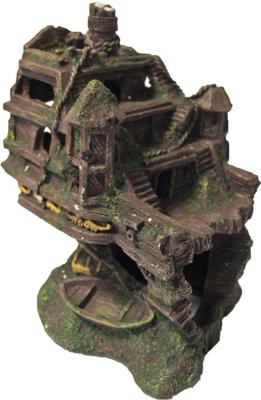 Polyresin ornament achterdeel schip 20x15x23 cm Gebr de Boon - Gebr de boon Polyresin ornament achterdeel schip 20x15x23 cm Gebr de Boon - Gebr de boon
