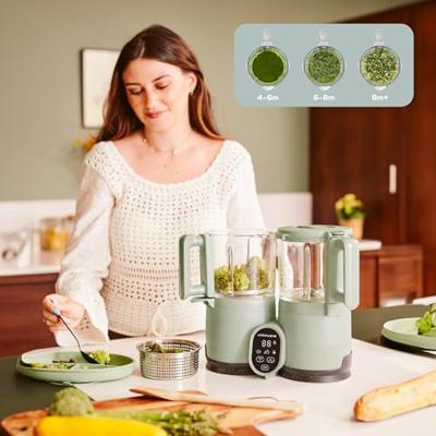 Multifunctionele keukenmachine Nutribaby Glass BABYMOOV groen Multifunctionele keukenmachine Nutribaby Glass BABYMOOV groen