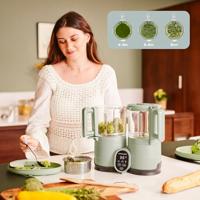 Multifunctionele keukenmachine Nutribaby Glass BABYMOOV groen - thumbnail