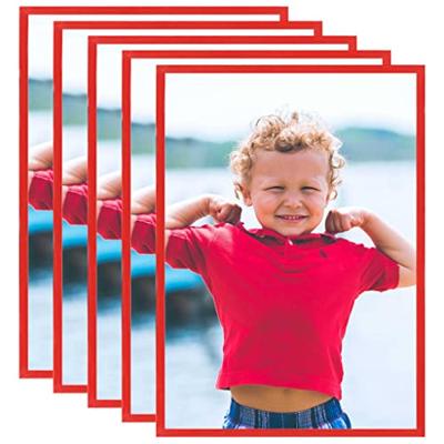 VidaXL Fotolijsten 5 st voor wand of tafel 70x90 cm mdf rood