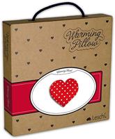 Leschi Verwarmingskussen Hart Groot - polkadot - thumbnail