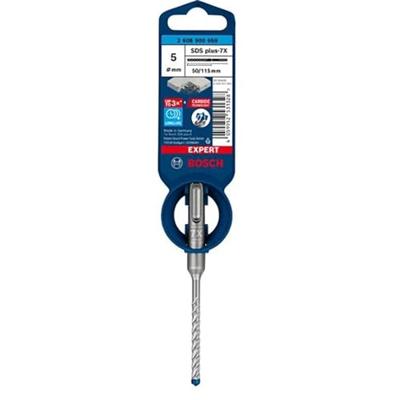 Bosch Accessoires Expert SDS plus-7X hamerboor 5 x 50 x 115 mm - 1 stuk(s) - 2608900059 Bosch Accessoires Expert SDS plus-7X hamerboor 5 x 50 x 115 mm - 1 stuk(s) - 2608900059