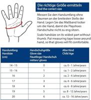 Playshoes handschoenen fleece uni marine Maat - thumbnail