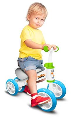 Skids Control Baby Walker 4-wiel loopfiets - blauw