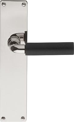 Formani TIMELESS 1923MPSFC deurkruk op schild blind - glans nikkel/ebbenhout