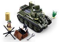Sluban WWII - Russian light Tank (M38-B0686) - thumbnail