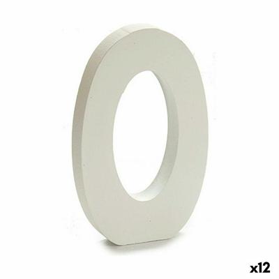 Cijfer Pincello Wit 1,8 x 21 x 17 cm (12 Stuks)