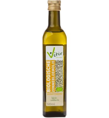 Vitiv Zonnebloemolie bio 500 Milliliter