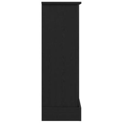 Haardombouw 90x30x90 cm spaanplaat zwart eikenkleurig Haardombouw 90x30x90 cm spaanplaat zwart eikenkleurig