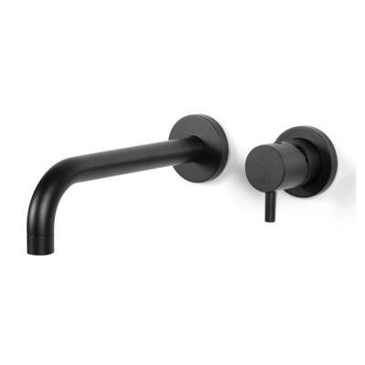 Wastafelmengkraan Inbouw Bongio Squadra 22 cm Uitloop met Installatiebrug Mat Zwart Bongio Wastafelmengkraan Inbouw Bongio Squadra 22 cm Uitloop met Installatiebrug Mat Zwart Bongio