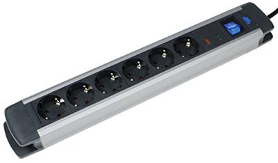 AS Schwabe 18366 Overspanningsveilige stekkerdoos Zwart, Zilver Randaarde stekker 1 stuk(s) AS Schwabe 18366 Overspanningsveilige stekkerdoos Zwart, Zilver Randaarde stekker 1 stuk(s)