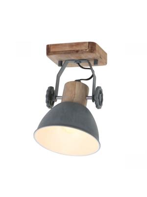Mexlite Spot gearwood 7968gr grijs Mexlite Spot gearwood 7968gr grijs