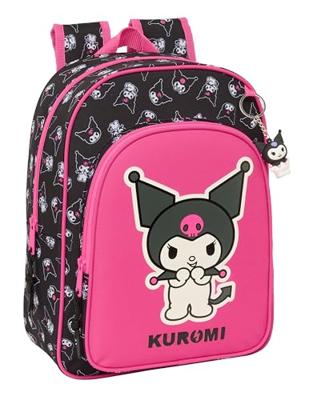 Schoolrugzak Kuromi Zwart Fuchsia 26 x 34 x 11 cm