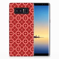 Samsung Galaxy Note 8 | TPU bumper | Batik Rood - thumbnail