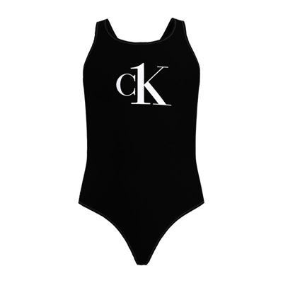 CALVIN KLEIN badpak met logo zwart