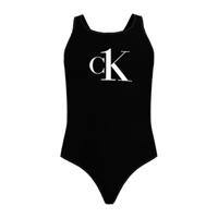 CALVIN KLEIN badpak met logo zwart - thumbnail