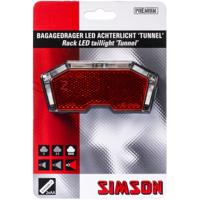 Simson batterij bagagedrager achterlicht tunnel 3 led auto - thumbnail