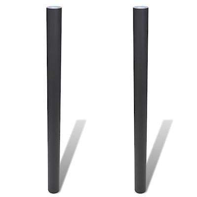 VidaXL Muursticker krijtbord 2 rollen met krijtjes 0,6x2 m