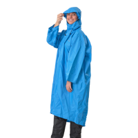 Lowland Walkingponcho Blue M Poncho Blue M - thumbnail