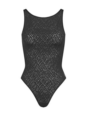 Zero feel body Bliss - Invisible body dames - Naadloze kanten dames body zonder mouwen - Seamless