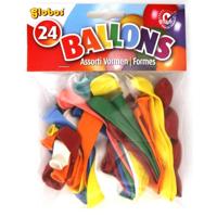 Globos ballonnen verschillende vormen 24 stuks - thumbnail