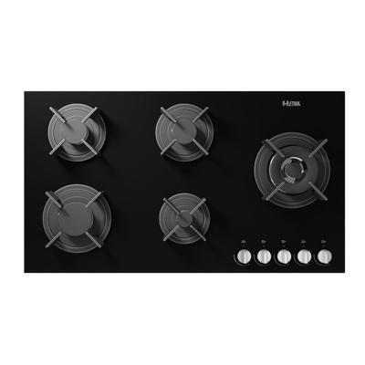 Etna KGG890ZTA Gas kookplaat Zwart