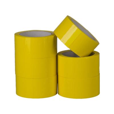 Pp acryl tape low noise 28 micron 50 mm x 66 meter geel | 6 stuks