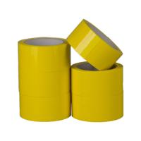 Pp acryl tape low noise 28 micron 50 mm x 66 meter geel | 6 stuks - thumbnail