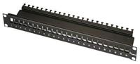 Telegärtner 100021492 24 poorten Netwerkpatchpaneel 483 mm (19) CAT 6A 1 HE Grijs-wit (RAL 7035) Niet ingericht - thumbnail