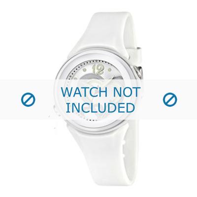 Horlogeband Calypso K5576-1 Rubber Wit 17mm