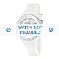 Horlogeband Calypso K5576-1 Rubber Wit 17mm - thumbnail