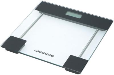 Grundig Digitale Glazen Personenweegschaal Transparant/Zwart Grundig Digitale Glazen Personenweegschaal Transparant/Zwart
