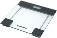 Grundig Digitale Glazen Personenweegschaal Transparant/Zwart - thumbnail