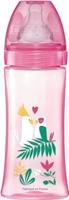 Antikoliekfles - DODIE - 330 ml - Ronde speen - 6+ maanden - 3 doorstroomstanden - Doorstroomstand 3 - Roze - thumbnail
