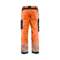 Blåkläder Multinorm inherent werkbroek 15881513 | High Vis Oranje/Marineblauw | Maat 54 - 7330509720813 - thumbnail