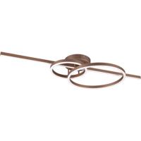 LED Plafondlamp 54W - Dimbaar & Kleur Aanpasbaar - Coffee Metaal - thumbnail