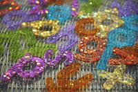 Tickit Doorschijnende Letters Glitterletters - thumbnail