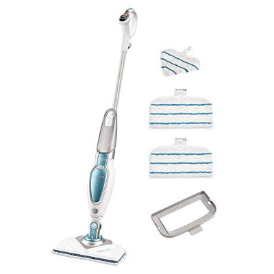 BLACK & DECKER FSM1630-QS - Deltahead stoommop - 1600 W - 4 accessoires - Wit/Blauw