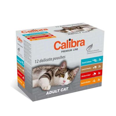 CALIBRA Cat Premium Adult - nat kattenvoer - 12x100g