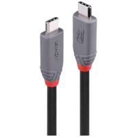 Lindy 36956 USB4-kabel, 0,8 m, 240 W, type C, 40 Gbit/s, anthra-lijn - thumbnail