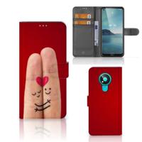 Nokia 3.4 | Wallet Case | met Pasjes | Liefde - Origineel Romantisch Cadeau - thumbnail