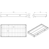 Vipack Bedlade Amori - wit - Leen Bakker - thumbnail