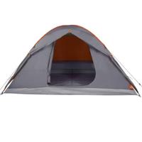 Tent 6-persoons 348x340x190 cm 190T taft grijs en oranje - thumbnail