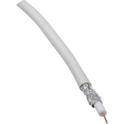 BKL Electronic 0806001/25 Coaxkabel Buitendiameter: 6.60 mm 75 Ω 90 dB Wit 25 m BKL Electronic 0806001/25 Coaxkabel Buitendiameter: 6.60 mm 75 Ω 90 dB Wit 25 m